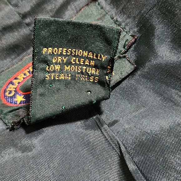 Vintage Charter Club Petites by Jane Justin Womens Wool Skirt Suit Green Size 4P - Picture 8 of 13